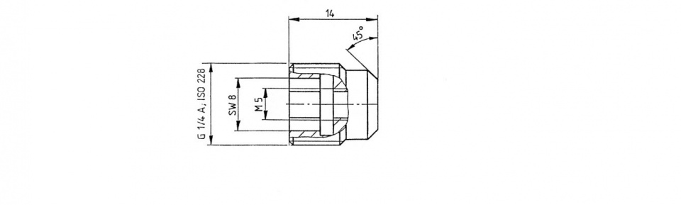 Einschraub-Sinterfilter G1/4" (L14) • G1/4"-L14 (CA100)